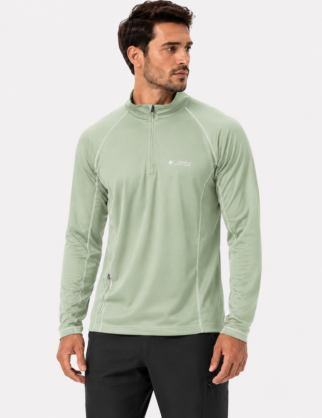 نیم زیپ تابستانه کوهنوردی کلمبیا | سبک، تنفسپذیر و مناسب طبیعتگردی