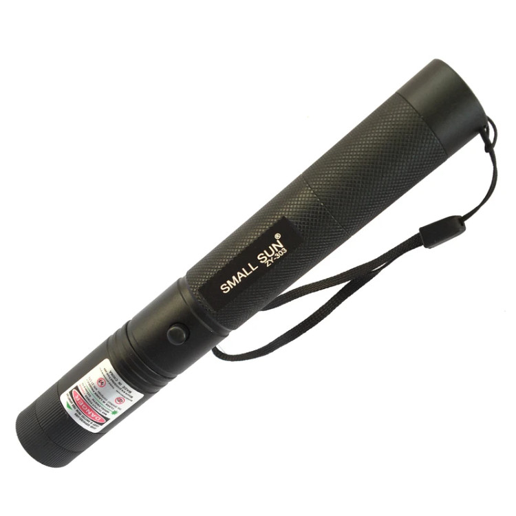 «لیزر تاکتیکال قدرتمند Small Sun ZY-303 - همراه با پک کامل و جعبه ضربهگیر»